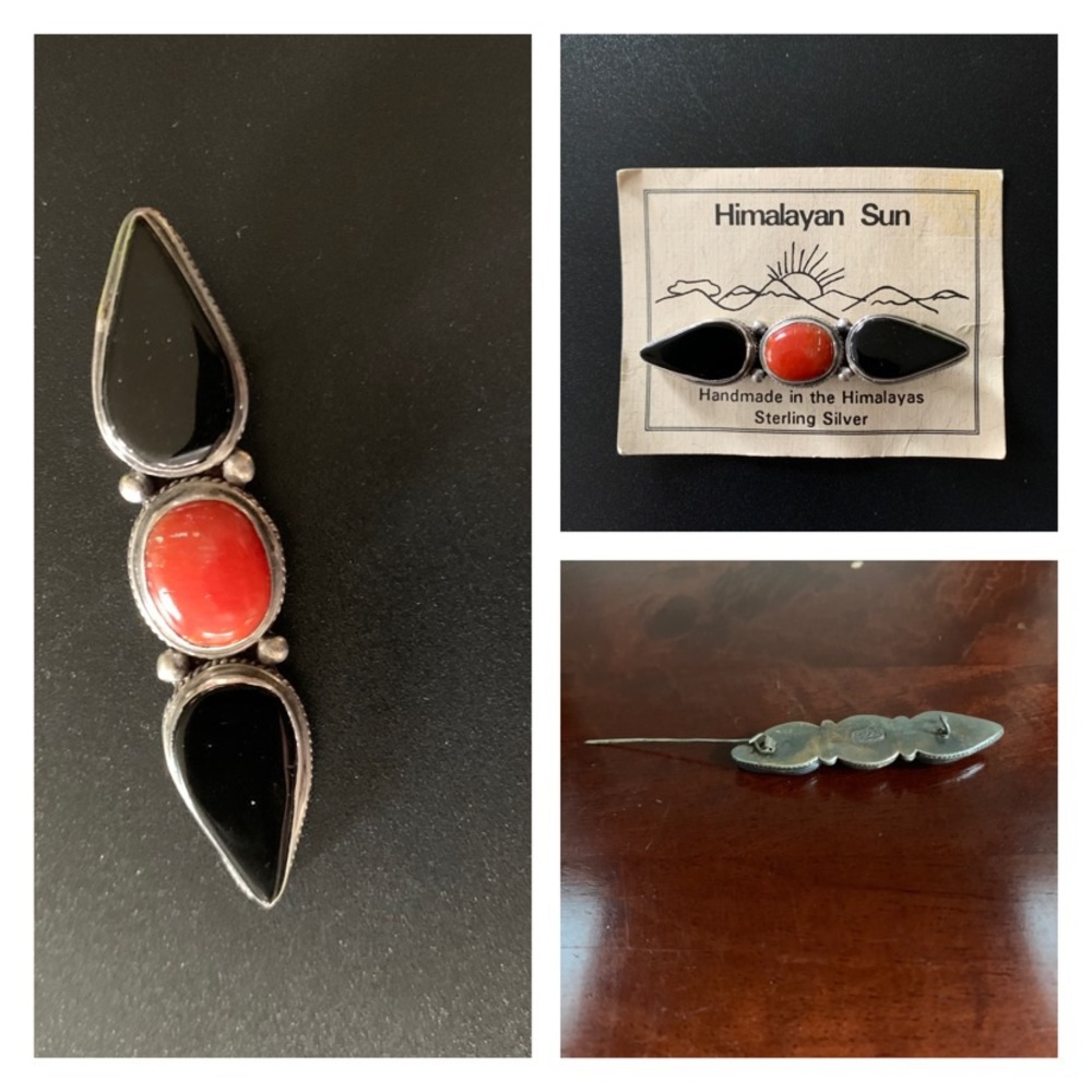 Himalayan Sun Brooche Sterling silver